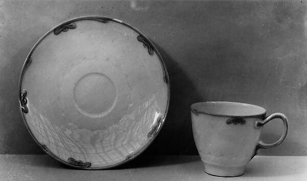 Cup and saucer, Edward Colonna (German, Mulheim an der Ruhr 1862–1948 Nice), Porcelain 