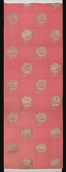 Roses, Paul Iribe (French, Angoulême 1883–1935 Roquebrune-Cap-Martin), Silk, metal thread 