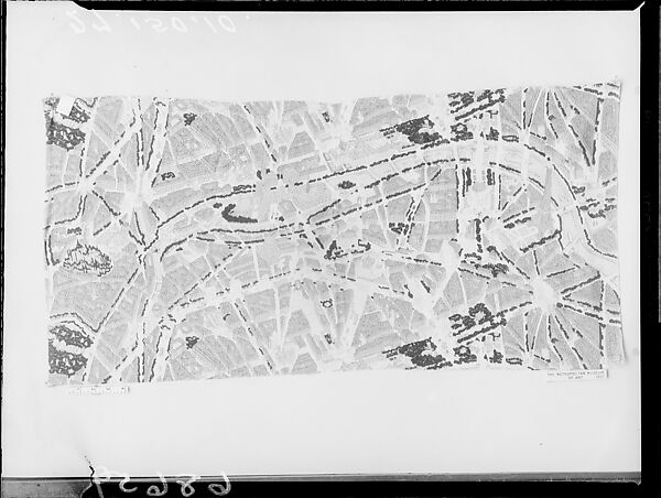 "Americana Print: Map of Paris" Textile, Ralph Barton (American, Kansas City, Missouri 1891–1931 New York), Silk 