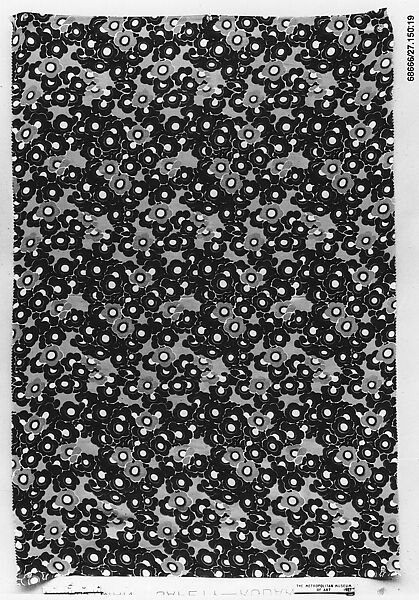 "Americana Print: Plum Blossoms" Textile, Katharine Sturges (American, Chicago, Illinois 1890–1979 New York), Silk 