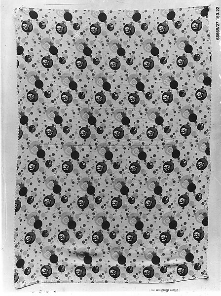 "Americana Print: Moon and Sixpence" Textile, Katharine Sturges (American, Chicago, Illinois 1890–1979 New York), Silk 