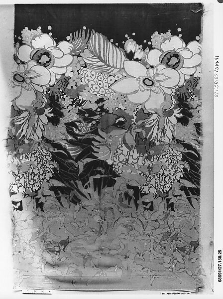 "Americana Print: Butterflies" Textile, Katharine Sturges (American, Chicago, Illinois 1890–1979 New York), Silk 
