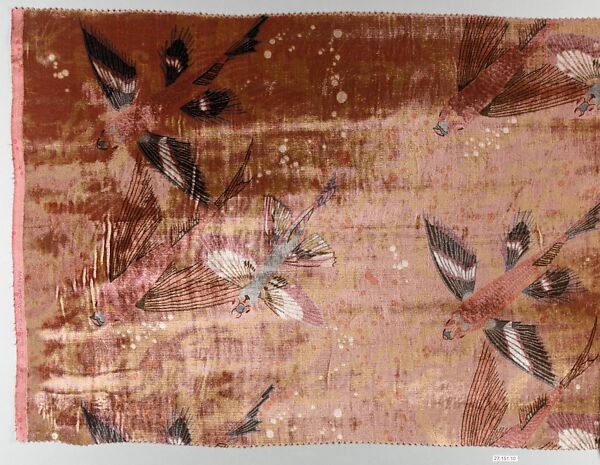 Textile sample, Helen Damrosch Tee Van (American, New York 1893–1976 Danbury, Connecticut), Silk 