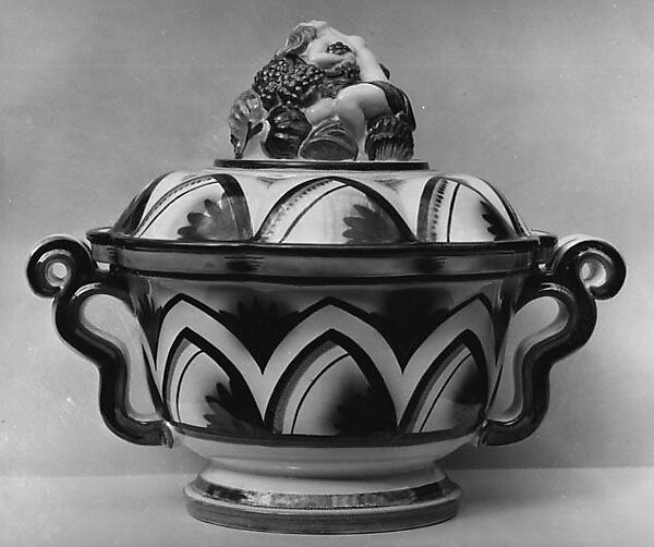 Tureen, Arthur Carlson Percy (Swedish, 1886–1976), Glazed earthenware 
