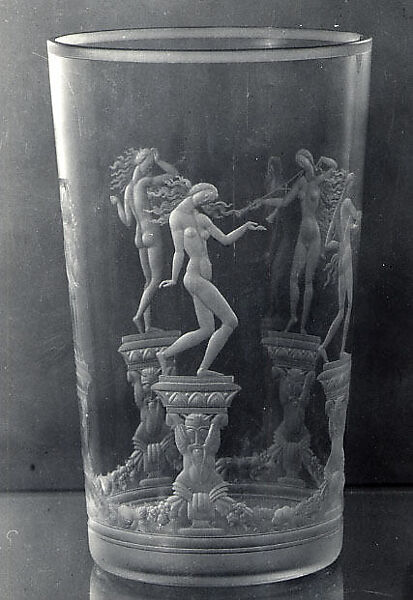 Vase, Simon Gate (Swedish, Södra Fägeläs 1883–1945 Orrefors), Glass 