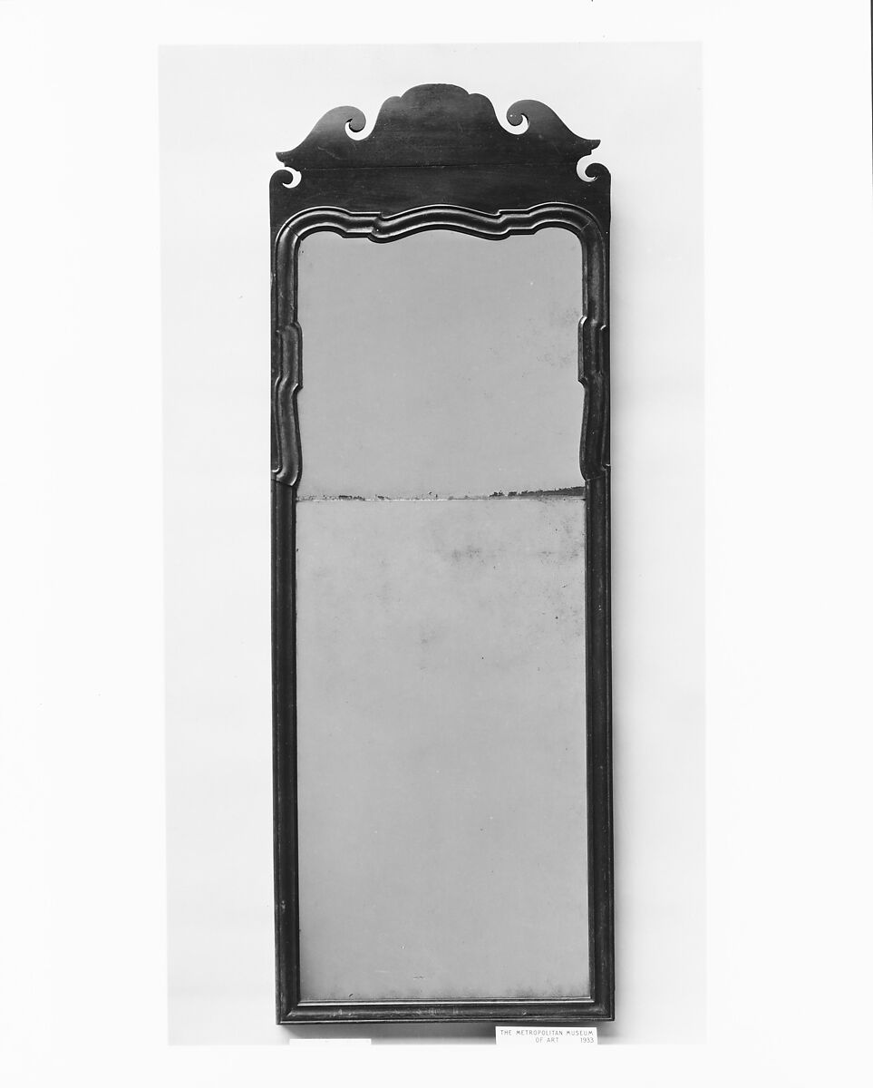 Looking Glass, John Elliott Sr. (1713–1791), Walnut, American or British 