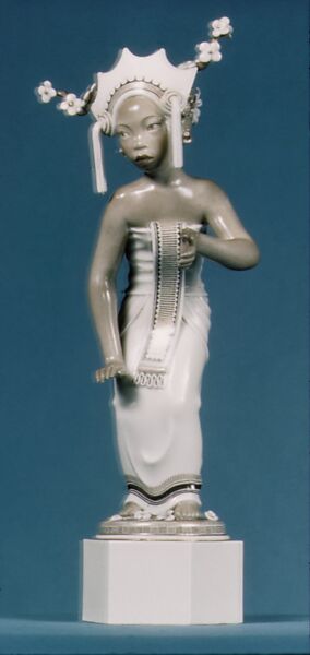 Javanese Girl, Royal Copenhagen Porcelain Manufactory (Danish, 1775–present), Porcelain, Danish 