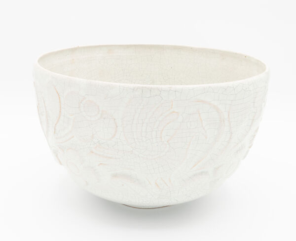 Bowl, Dorothea Warren O&#39;Hara (American, Kansas City, Missouri 1873–1972 Delray Beach, Florida), Yellow earthenware 