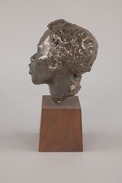 Head of a Negress: "Rachel", Anne Goldthwaite (American, Montgomery, Alabama 1869–1944 New York), Terracotta, glazed
