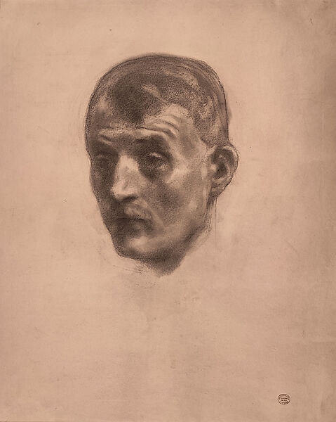 John Masefield, Kahlil Gibran (Lebanese, Bsharri 1883–1931 New York), Graphite on paper 