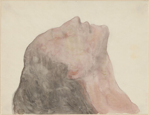 Towards the Infinite (Kamila Gibran, mother of the artist), Kahlil Gibran (Lebanese, Bsharri 1883–1931 New York), Watercolor and graphite on paper 