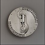 Medal Commemorating the 25th Anniversary of General Motors, Norman Bel Geddes (American, Adrian, Michigan 1893–1958 New York), Silver alloy