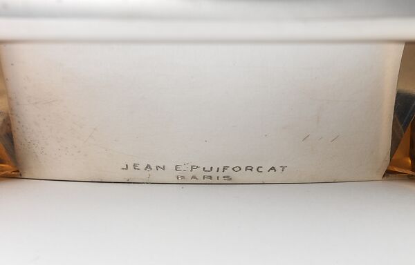 Bowl, Jean E. Puiforcat (French, Paris 1897–1945 Paris), Silver and glass, French