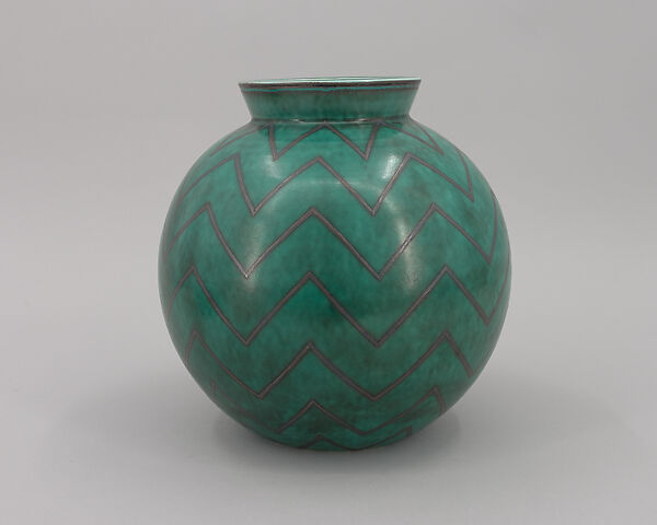 Vase, Wilhelm Kåge (Swedish, 1889–1960), Earthenware, Swedish 