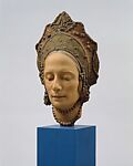Mask of Anna Pavlova, Malvina Cornell Hoffman (American, New York 1885–1966 New York), Wax, tinted 
