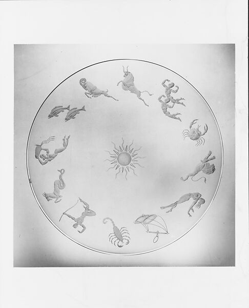 "Zodiac" Bowl, Sidney Biehler Waugh (American, Amherst, Massachusetts 1904–1963 New York), Glass 