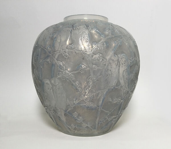 Vase, René-Jules Lalique (French, Aÿ 1860–1945 Paris), Glass 