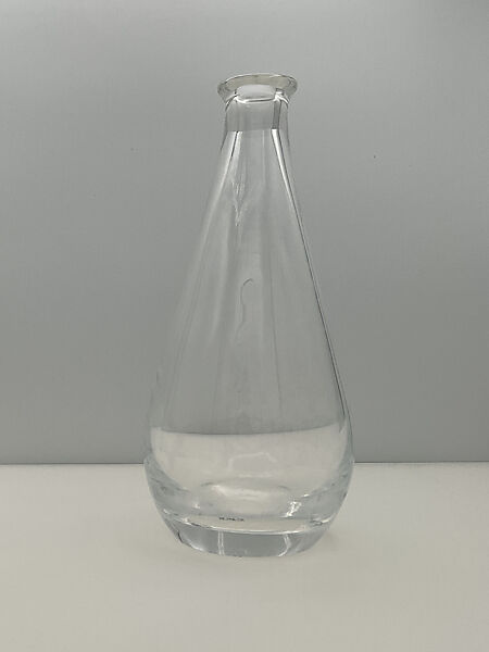 Decanter with stopper, Samuel L. Ayres (American, Dedham, Massachusetts 1913–1997 Lawrence, Massachusetts
), Crystal glass