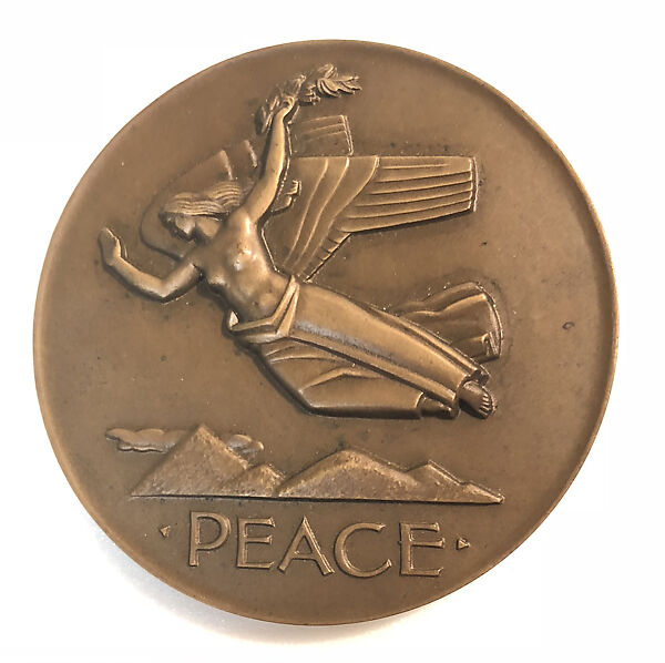 Peace, Albert Stewart (American (born England), London 1900–1965), Bronze, brown patina 