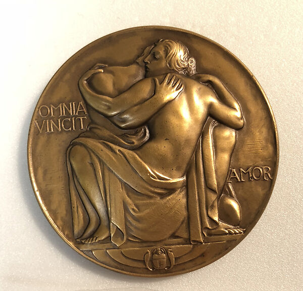 Omnia Vincit Amor (Love Conquers All), Robert Ingersoll Aitken (American, San Francisco, California 1878–1949 New York), Bronze, light brown patina