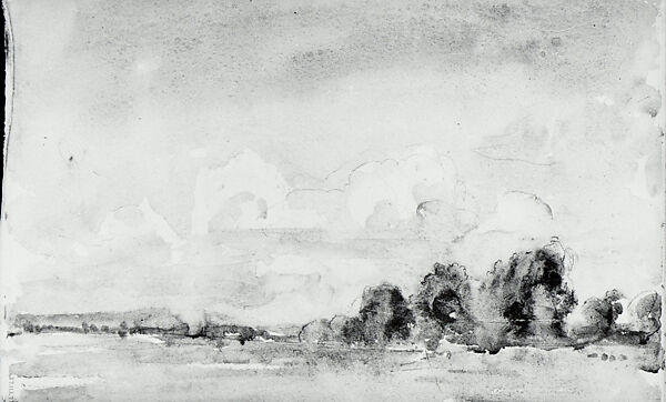 Landscape, Henry Tonks (British, Solihull, Warwickshire 1862–1937 London), Watercolor on paper 