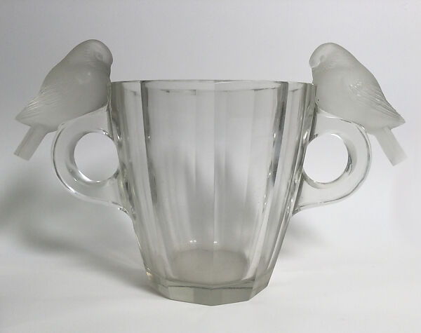 Vase, René-Jules Lalique (French, Aÿ 1860–1945 Paris), Glass, French 