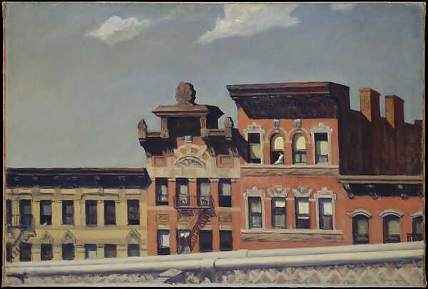 From Williamsburg Bridge, Edward Hopper (American, Nyack, New York 1882–1967 New York), Oil on canvas 