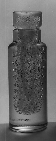 Toilet bottle, Venezia-Murano Company (Italian 1872–1909), Glass 