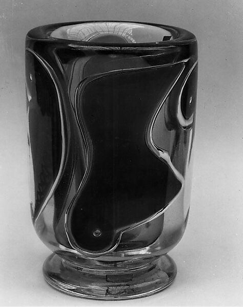 Vase, Viktor Lindstrand (Swedish, Gothenburg 1904–1983 Kosta), Glass, Swedish 