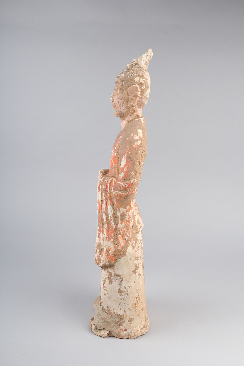 Civil official, Earthenware with pigment, China