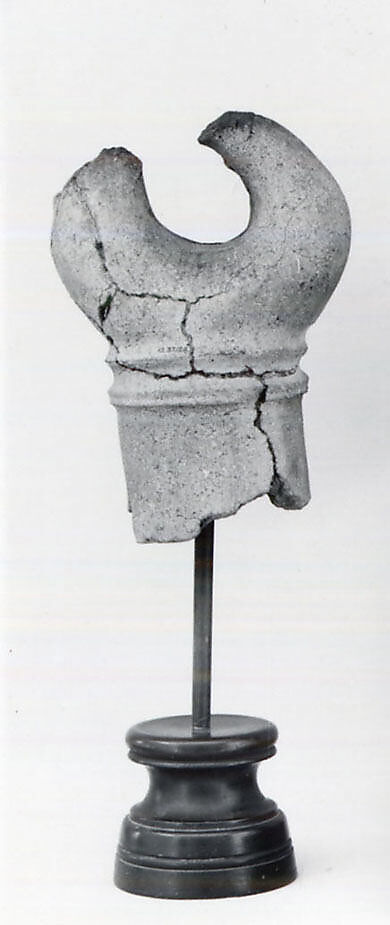 Haniwa Column Fragment, Baked clay, Japan 