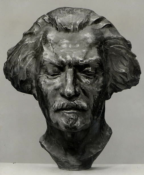 Paderewski the Artist, Malvina Cornell Hoffman (American, New York 1885–1966 New York), Bronze (marble base)
