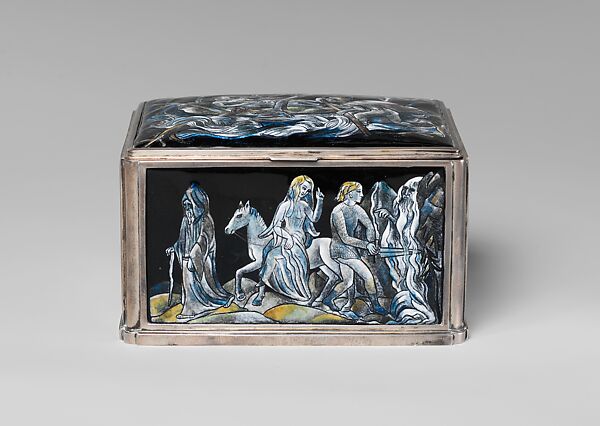 Box, Ruth Raemisch (American, born Berlin, 1887), Enamel, silver, copper, American (Providence, R.I.) 