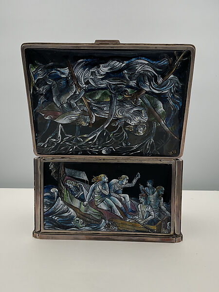 Box, Ruth Raemisch (American, born Berlin, 1887), Enamel, silver, copper, American (Providence, R.I.)