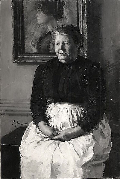 Portrait of Ellen, William Scott Pyle (American, Monmouth Beach, New Jersey 1888–1938 The Hague, Netherlands), Oil on canvas 
