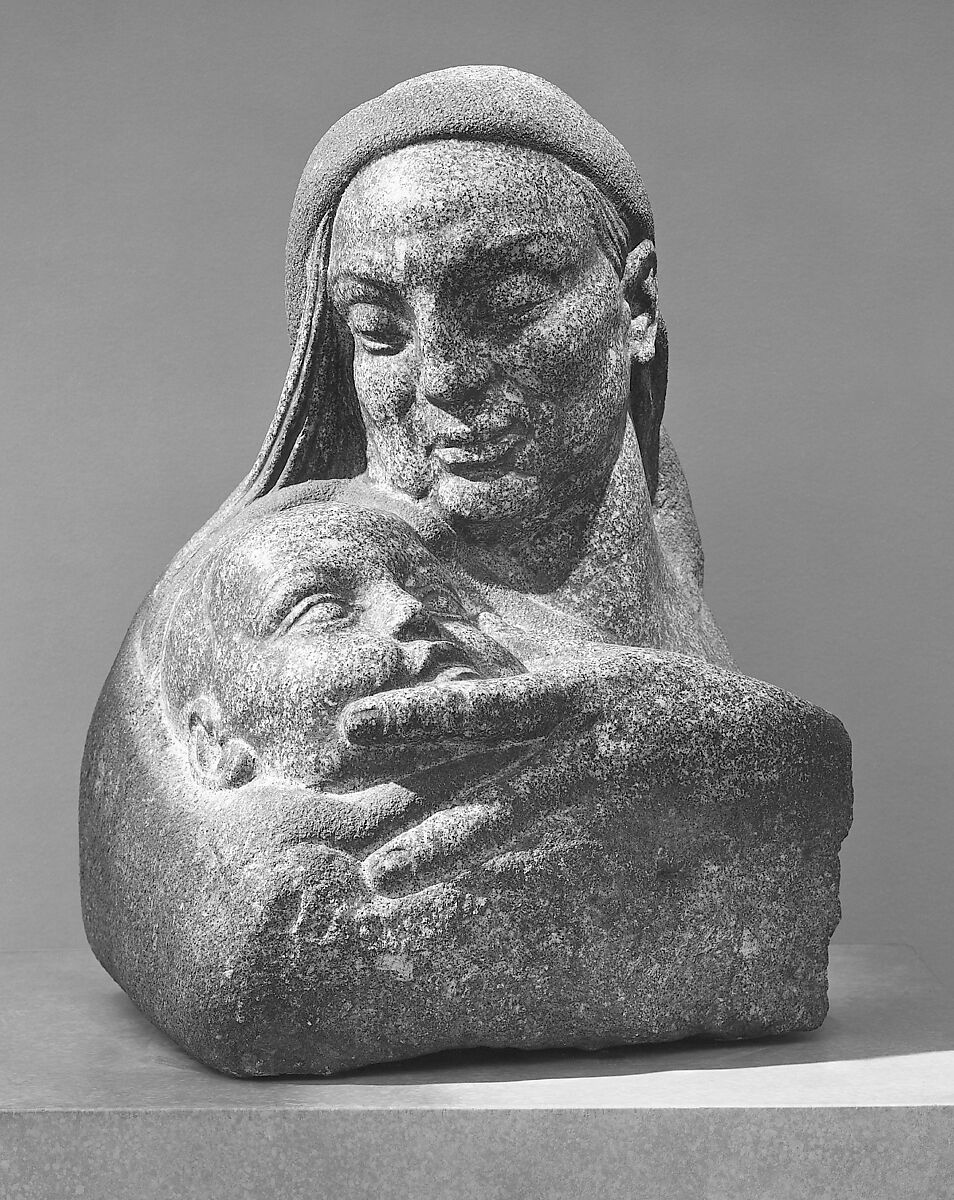 Maternity, José de Creeft (American (born Spain), Guadalajara 1884–1982 New York), Granite 