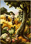 July Hay, Thomas Hart Benton  American, Egg tempera, methyl cellulose, and oil on Masonite