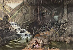 The Coming of Spring, Charles Ephraim Burchfield  American, Watercolor on six sheets of paper, mounted on presswood
