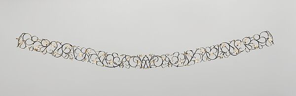 Collaret, René-Jules Lalique (French, Aÿ 1860–1945 Paris), Gold, enamel, diamonds