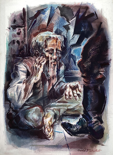 Liberation, David Fredenthal (American, Detroit, Michigan 1914–1958 Rome), Watercolor with traces of graphite on paper 