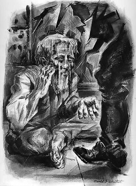 Liberation, David Fredenthal (American, Detroit, Michigan 1914–1958 Rome), Watercolor with traces of graphite on paper 