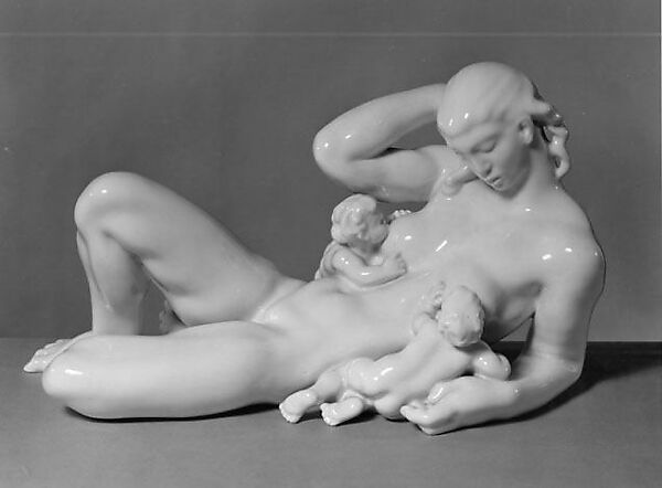 Amphitrite, Kai Nielsen (Danish, Svendborg 1882–1924 Frederiksberg), Porcelain 