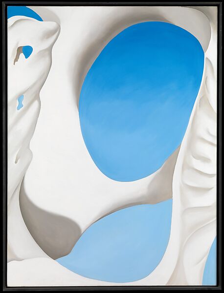 Pelvis II, Georgia O&#39;Keeffe (American, Sun Prairie, Wisconsin 1887–1986 Santa Fe, New Mexico), Oil on canvas 