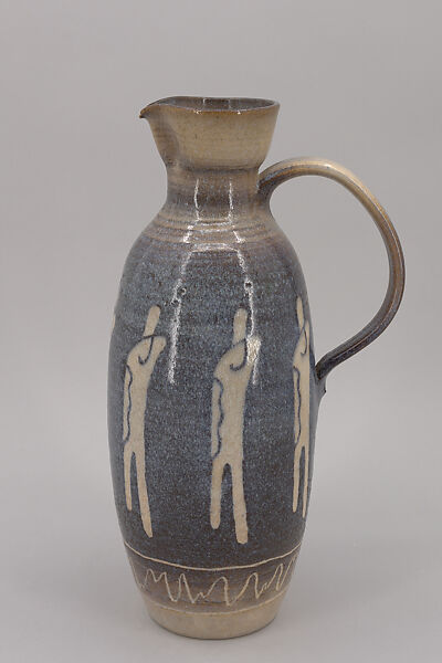 Pitcher, Antonio Prieto (American, Valdepenas, Spain 1913–1967 Alameda, California), Earthenware 