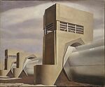 Water, Charles Sheeler  American, Oil on canvas