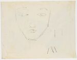 The Poet (recto); Head (verso), Abraham Walkowitz (American (born Russia), Tyumen 1878–1965 Brooklyn, New York), Charcoal on paper