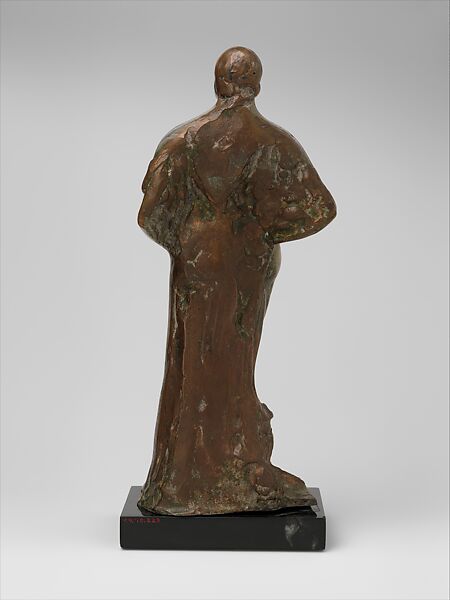 Standing Nude, Gaston Lachaise (American (born France) Paris 1882–1935 New York), Nickel-plated bronze