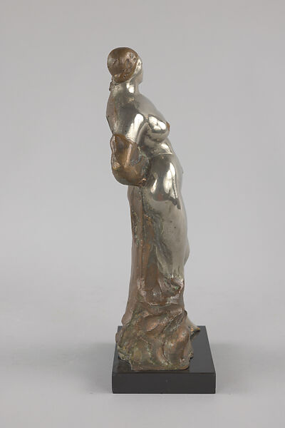 Standing Nude, Gaston Lachaise (American (born France) Paris 1882–1935 New York), Nickel-plated bronze