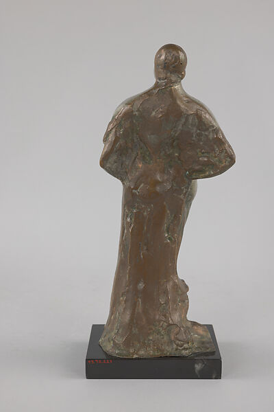 Standing Nude, Gaston Lachaise (American (born France) Paris 1882–1935 New York), Nickel-plated bronze