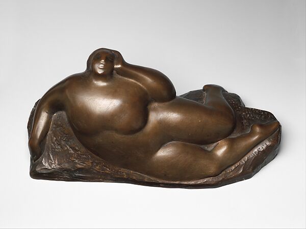 The Mountain, Gaston Lachaise (American (born France) Paris 1882–1935 New York), Bronze and glass